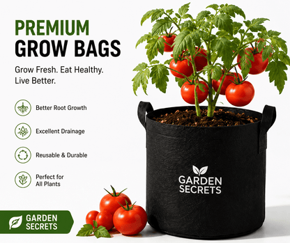 Pack of 2 Premium Grow Bags for Vegetables, Flowers & Fruits